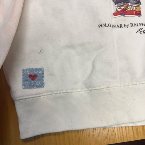Ralph Lauren Polo Bear Sweatshirt big girls 16 years XL - Picture 3 of 7
